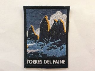 Patch Torres Del Paine Chile Souvenir Patagonia South America