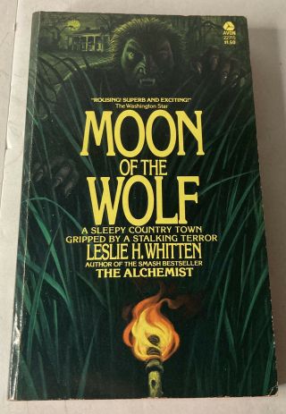 Moon Of The Wolf By Leslie H.  Witten 1975 Vintage Paperback