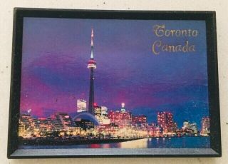 City Of Toronto Canada Fridge Magnet Travel Memorabilia Vintage