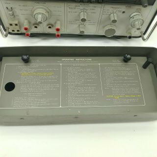 Vintage Hewlett Packard Transmission Test Set Model 3551A NOT 3