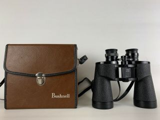 Vintage Retro Old School Bushnell Sportview 7 X 50 Binoculars With Case