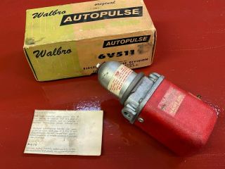 Vintage Walbro Autopulse 6v Electric Fuel Pump 6v511 Model 500