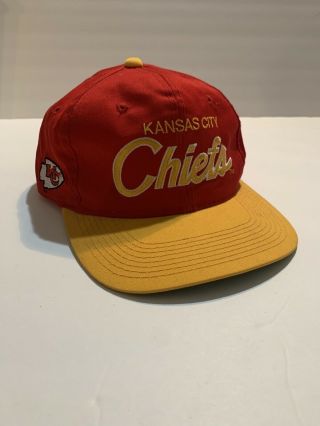 Vintage Kansas City Chiefs Hat Sports Specialties The Twill Nfl Snapback Cap