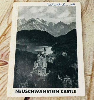 Vintage Neuschwanstein The Official Castle Guide Book /w Pictures Architecture
