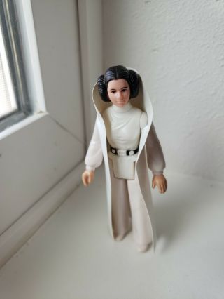 Vintage Star Wars Action Figure Princess Leia Organa W/ Cape Near