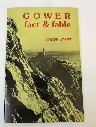 Gower Fact & Fable Roger Jones Vintage Travel Book Wales Welsh Uk History Old