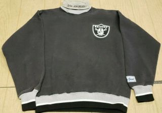 Vintage 1990s Los Angeles Raiders Sweatshirt Nfl The Game Large L Vegas Oakland
