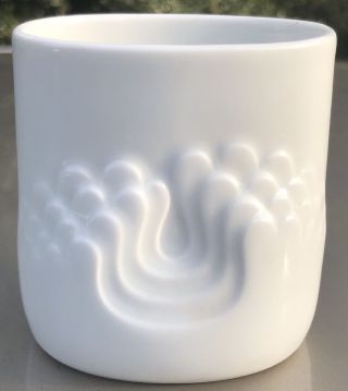Vintage Thomas Germany Rosenthal White Porcelain Vase 3” Tapio Wirkkala
