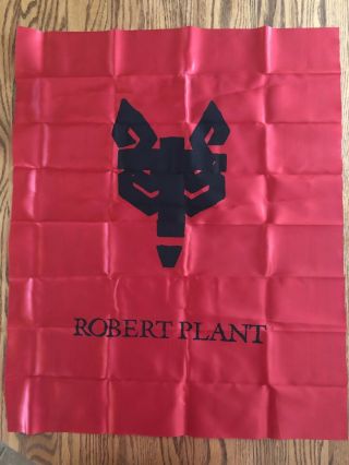 Vintage Robert Plant Banner Tapestry 1988 Now And Zen