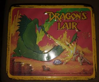 Vintage 1983 Dragon’s Lair Metal Lunchbox Arcade Video Game No Thermos