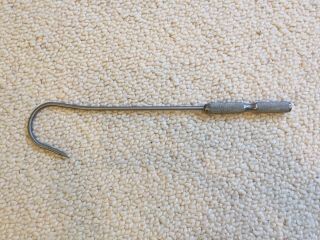 Vintage Gaff Hook Stainless And Aluminum 16 Inches Long