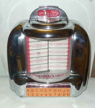 Vintage Crosley Jukebox Am/fm Radio/cassette Tape Player All Functions Work