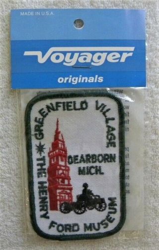 1980 Greenville Village,  Henry Ford Museum,  Dearborn,  Michigan Mi Patch,