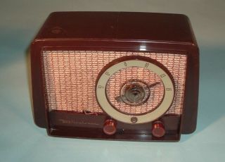 Vintage Westinghouse Radio Model H - 338t5u 1951 Complete Classic