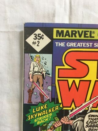 Vintage STAR WARS MARVEL Comic Book Collectors Vol 1 No 2 August 1977 2
