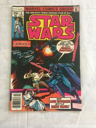 Vintage Star Wars Marvel Comic Book Collectors Vol 1 No 6 December 1977