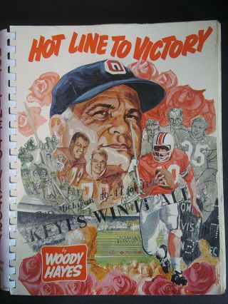 Vtg 1969 Hot Line To Victory By Woody Hayes,  Ohio State Buckeyes Osu 1st Edition