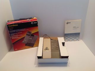 Vintage At&t 5200 Cordless Landline Phone 1980s Complete No Battery