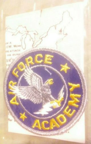 Air Force Academy Patch Emblem Trailblazer Usa Vintage In Package Nos