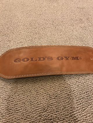 Vintage Golds Gym Lifting Belt Large