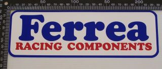 Ferrea Racing Components Sponsor Souvenir Car Bumper Sticker Decal
