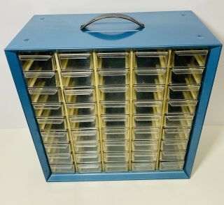 Vintage Akro - Mils 45 Drawer Metal Storage Cabinet 3