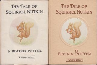 Vg Vintage Hc In A Dj Old Rare Uk Edition Beatrix Potter Tale Of Squirrel Nutkin