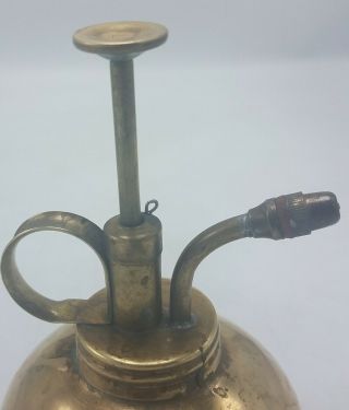 Vintage Brass Metal Atomizer Plant Water Mister 6 