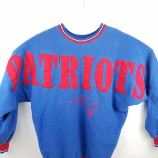 England Patriots Mens X Large Sweatshirt Russell Made In Usa Vintage 90s Nfl