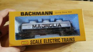 Ho Scale Train Car Vintage Bachmann Magnolia 3 Dome Tanker White