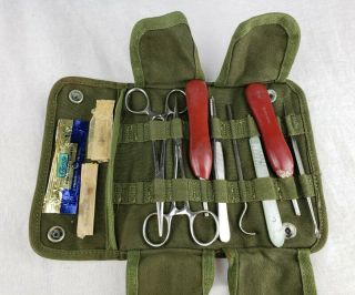 Vintage Us Military Surgical Instrument Minor Surgery Kit Medic Ifak
