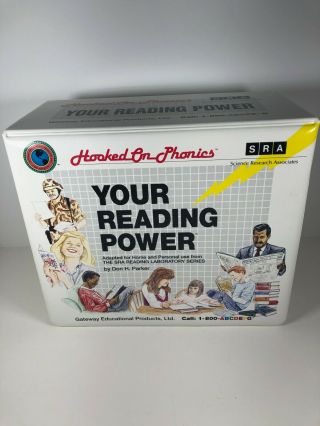 Vintage 1992 Hooked On Phonics Reading Complete Set Booklets Cassettes And Cards