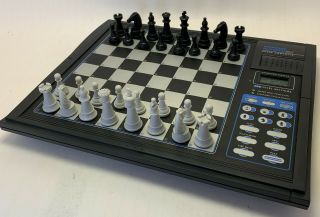 2000 Vintage Saitek Kasparov Alchemist Plus Electronic Chess Set W/box