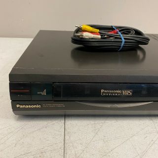 Vintage EUC PANASONIC OMNIVISION VCR VHS Player Recorder PV - 4060 NO REMOTE 2