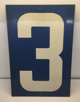Vintage Double Sided Gas Station Price Number Sign Gas Advertising Metal 16x11