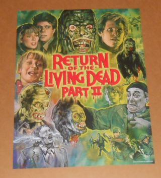 Return Of The Living Dead Part Ii Poster 1987 Vintage 18x24