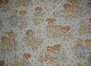 Vintage Cabbage Patch Kids Bedroom Linen Set.  Curtains And Twin Size Sheet Set