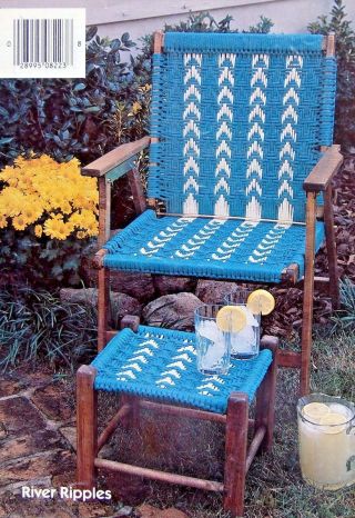 Vintage Macrame Chairs for the Sitting Pattern Book - 1987 2