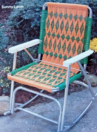Vintage Macrame Chairs for the Sitting Pattern Book - 1987 3