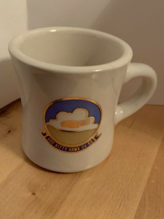 Vintage Uss Kitty Cv - 63 Coffee Mug