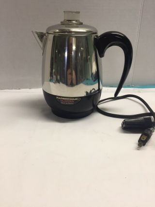 Vintage Farberware Electric Percolator 2 - 4 Cup Coffee Pot/maker Superfast 134ec