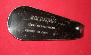 Advertising Shoehorn,  Wolbach 