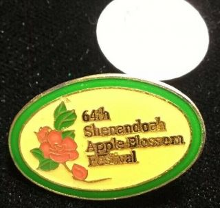 64th Shenandoah Apple Blossom Festival Winchester Va Tack,  Lapel,  Hat Pin