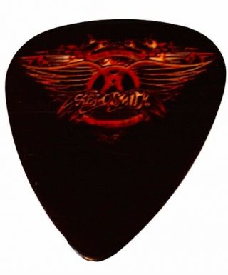 Aerosmith Guitar Pick Steven Tyler Live Concert Joe Perry Crespo Whitford Vtg A3