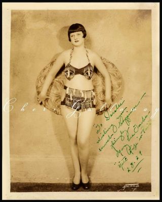 Vintage 1929 Risque Vaudeville Dancer Like Louise Brooks Mary Lee Tucker Nyc