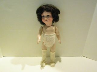 Vintage Doll Head Porcelain Bisque Armand Marseille 390 Germany Seeley Body