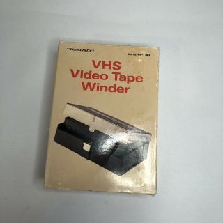 Vintage Realistic Vhs Video Tape Winder Radio Shack Usa Made