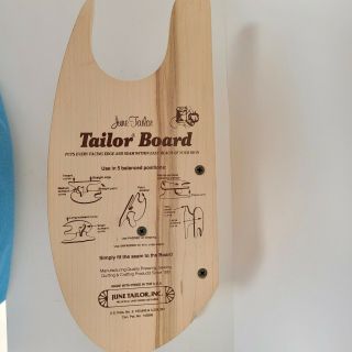 June Tailor Inc Vintage Tailor Board,  Seam And Edge Wooden Ironing Board