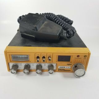 Pace Model 8046 Am 40 Channel Mobile Cb Radio Vintage 1970s Digital Synthesizer