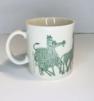 Vintage Taylor & Ng Naughty Giraffe Orgy Coffee Mug